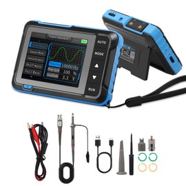Oscilloscope DSO153, Handheld Digital Signal Generator Oscilloscope Kit, Portable Automotive Oscilloscope with 1M Bandwidth, 5 MS/s High Sampling Rate, 14 Types of Signal Waveforms, 0~10KHz Frequency