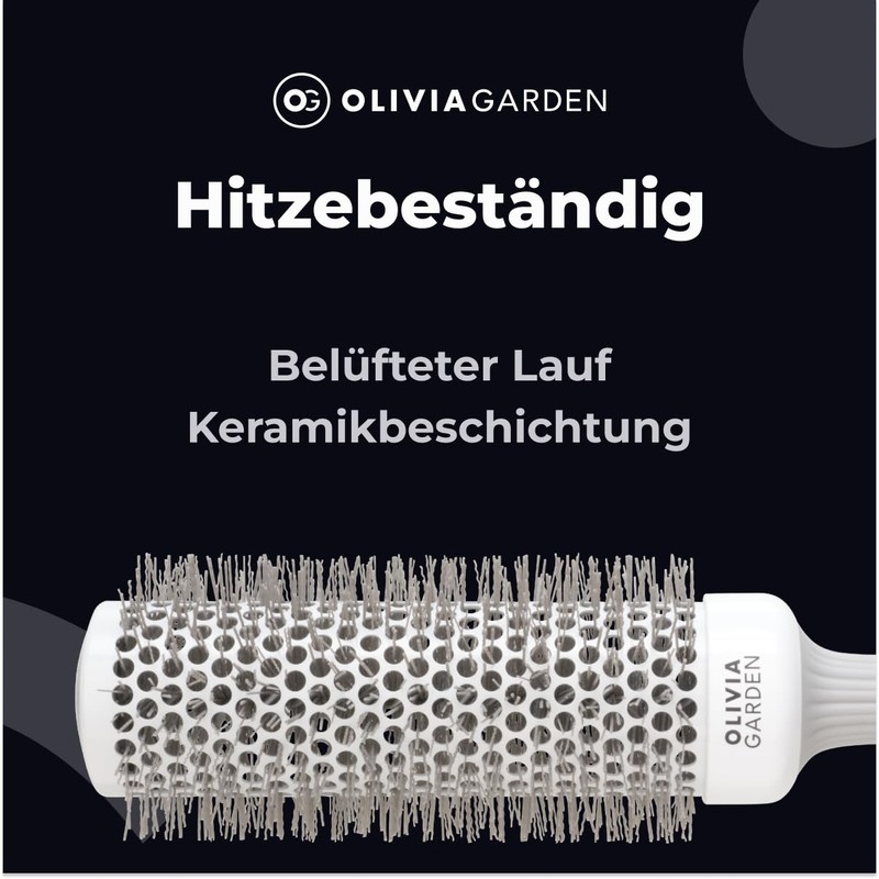 Olivia Garden - Expert Blowout Speed White and Grey Hairbrush