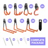 Rlipily 24 Pack Garage Hooks Steel Heavy Duty Garage Storage