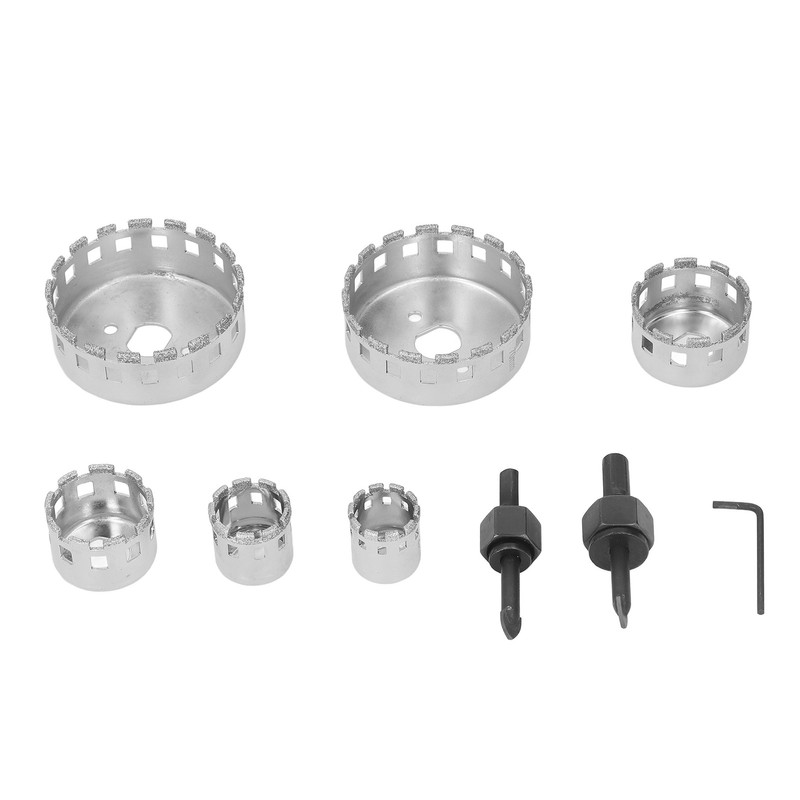 Brazing Hole Saw Set with Positioning Center Drill High Speed