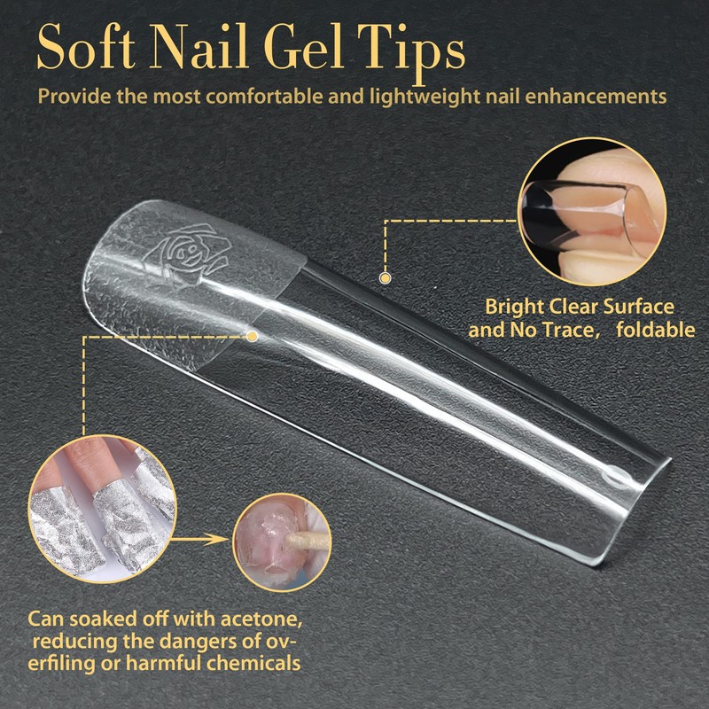 UNA GELLA Nail tips 524