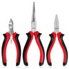 Hi-Spec 3pc Hobby & Craft Work Mini Pliers Tool Set