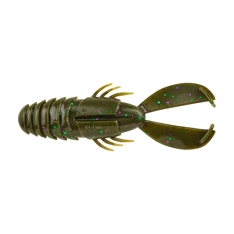 PowerBait Crash Craw Green Pumpkin Party 4 1/4in | 11cm