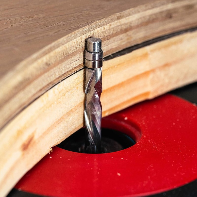 SpeTool Spiral Flush Trim Router Bits 1/4'' Shank Pattern Router