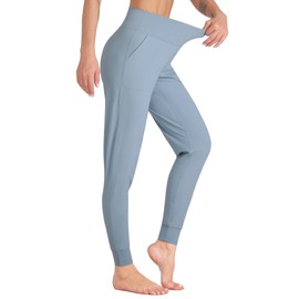 Dragon Fit Joggers for Women Athletic Sweatpants with Pockets High Waist Workout Yoga Tapered Lounge Pants Demin Blue