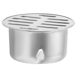 PATIKIL Gutter Guard, 304 Stainless Steel Downspout Strainer, Anti-Blocking Outdoor Gutter Cleaning Tool for Stops Leaves Debris, 3 Inch