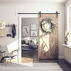 SMARTSTANDARD 6.8FT Barn Door Hardware Kit, Sliding Barn Door Track