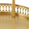 2 Tier Fruit Tray Gold Elegant Large Capacity Decorative Multi