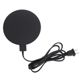 Poultry Water Heater, 35W Chicken Drinker Heated Pad Energy Saving Silicone Poultry Water Warmer 5.9in Electric Deicer Heated Base for Poultry with 5.7ft Power Cord for Metal