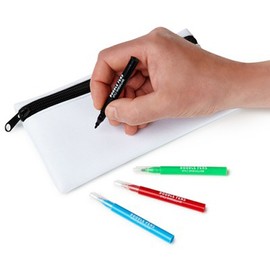 NPW DIY DOODLE CASE customize your pencil case/4 pens to decorate case w/ W9668