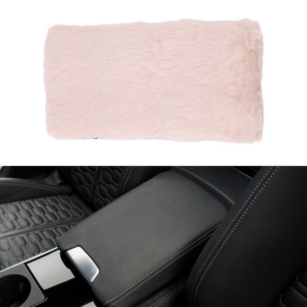 Motoforti Car Center Console Cover Car Armrest Cover with Plush