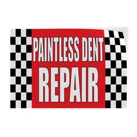Decal Stickers Multiple Sizes Pointless Dent Repair Advertising Printing B Industrial Vinyl Safety Sign Label Automotive 20x14Inches