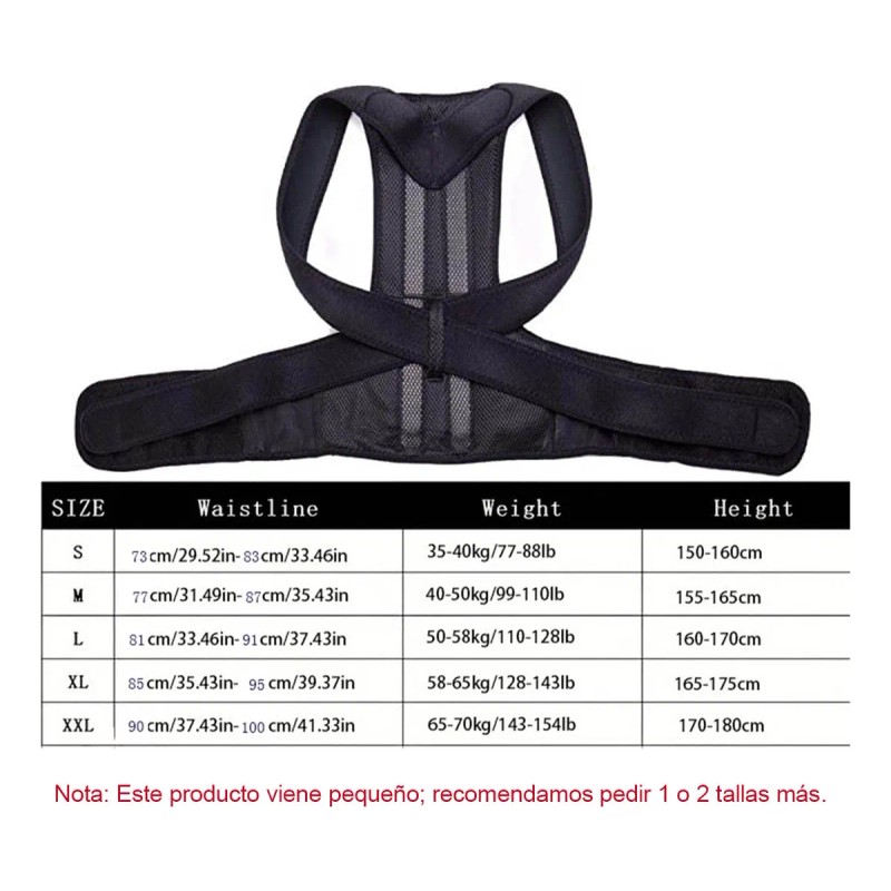 Cinturón Corrector De Postura Ajustable Unisex Hopuri®