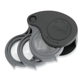 Carson TriView 3X/5.5X/8.5X lupas Plegables con Funda integrada (TV-15)