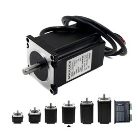 SOULUCK Nema 23 Stepper Motor 57x57x82mm Body 1.8 Stepper Angle 3.0A,Torque 2.2N,2 Phase 4-Lead with 80cm Cable for 3D Printer, CNC Machine and Robotics