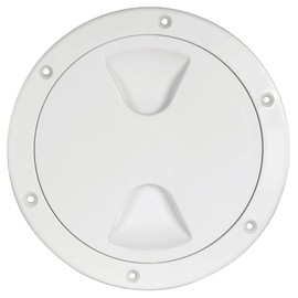 Osculati Inspection Cover with Thread and Seal, Colour: White, Diameter: 125 mm