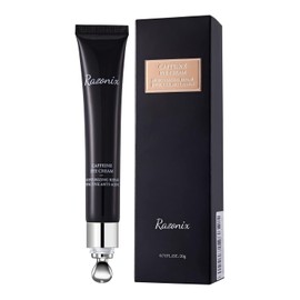 RAZONIX Caffeine Under Eye Cream Anti Aging for Lines and Wrinkles and Dark Circles, Powerful Moisturiser Revitalising Eye Roll On, 20g…