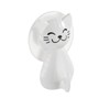 WENKO Suction Hook Cat White - Wall Hook, Coat Hook,