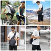 TUDEQU Sling Bag for Men,8 Pocket Sling Backpack Men,19L Sling