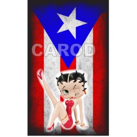 carod PUERTO RICO FLAG, PR STICKER DECAL, BANDERA PUERTO RICO, BETTY BORICUA #8