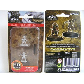 Pathfinder Battles Deep Cuts: Male Halfling Rogue | Unpainted Miniature