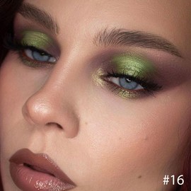 FeiCuiYun Monochrome Eyeshadow, Single color eye shadow matte low saturation delicate long-lasting eye shadow palette, Neutral Pressed Powder Single Vegan Eyeshadow; Talc, Paraben & Cruelty Free