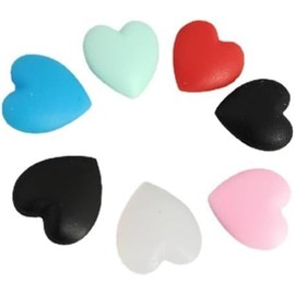 Jizlan 11 Pairs Heart Eyeglasses Ear Grips Soft Silicone Retainers Behind The Ear Hooks Anti-Slip Holder Eyeglasses Stopper for Sunglasses, Reading Glasses Eyewear Retainers (Random Colors)