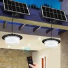 Solar Powered Pendant Light 244-LED Outdoor Sensor Light with 5
