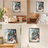 MEIYUDA Painting by Numbers Adults with Frame Sea View, DIY