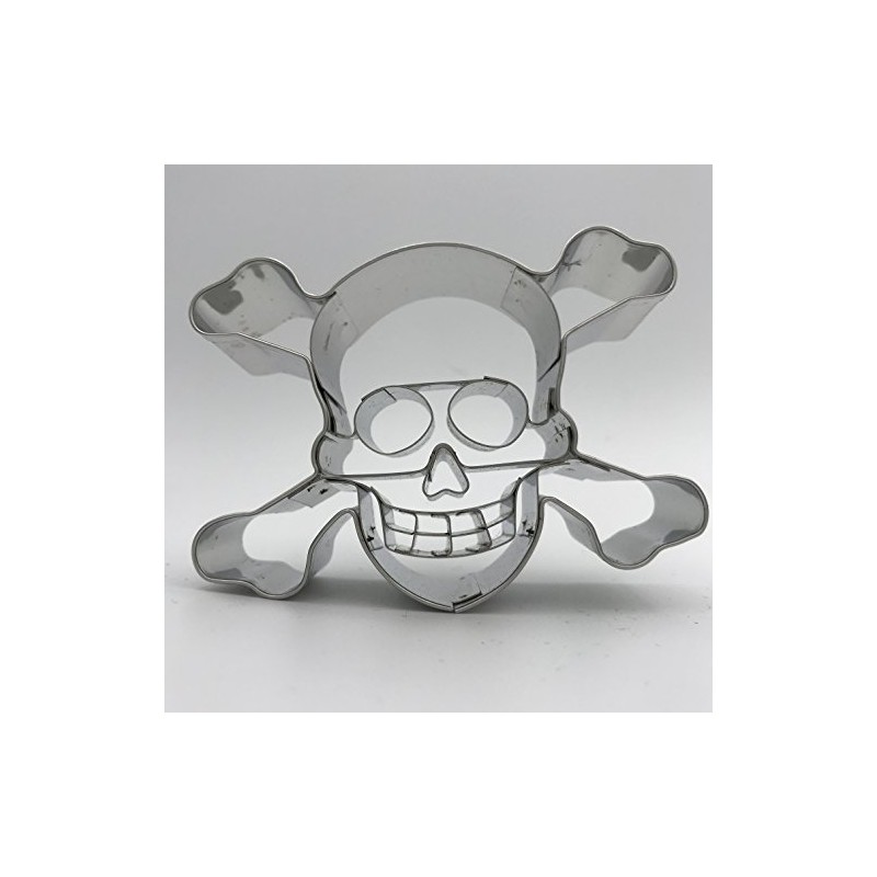 Staedter Cookie Cutter Skull, Stainless Steel, About 6 Cm