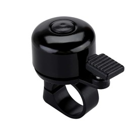 YHT Bike Bell with Crisp Loud Melodious Sound,Bicycle Bells for Road and Mountain Bike,Classic Bicycle Bell for Adults Kids（1 PC,Black)