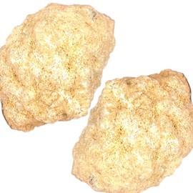 Premium Quartz Geode Set to Break Yourself I Closed I Lucky Geodes I Party Fun I Break Your Own | Magnificent White Crystals (XL, Set of 2)