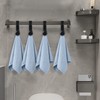 CODOHI 4 Pack Genuine Leather Towel Clips for Kitchen, Magnetic
