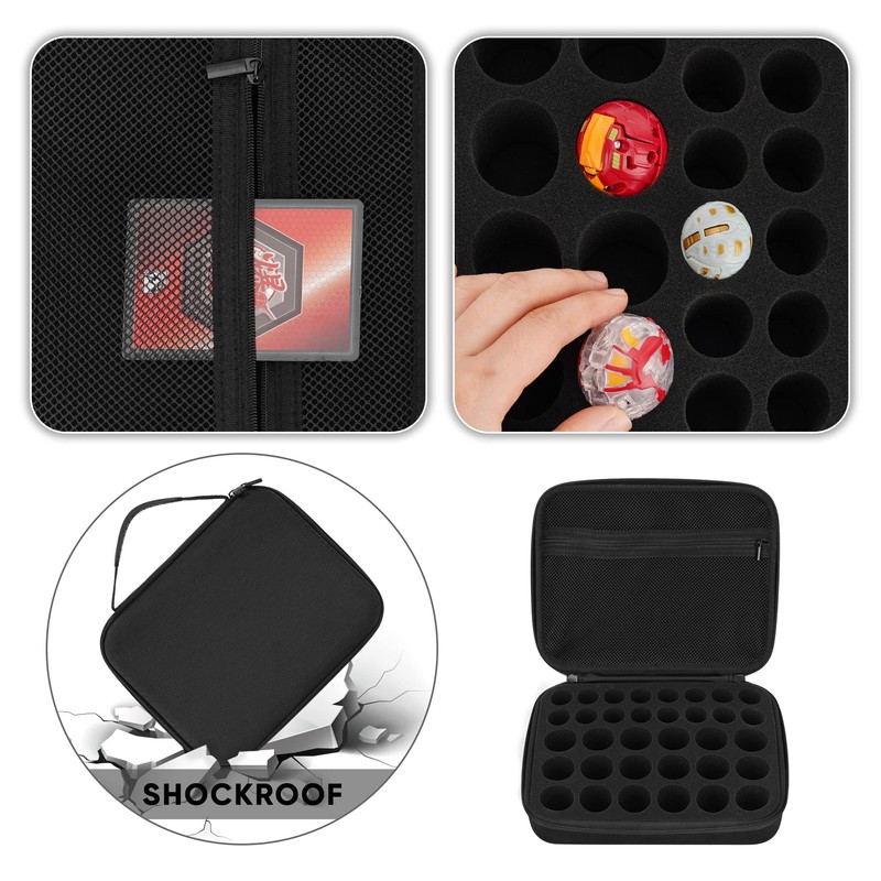 Minahao Toy Storage Box Compatible with Bakugan Battle Planet,BakuCores,Armored Alliance,Geogan