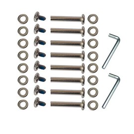 OD 15/64" (6mm) Shaft Hex Socket Screw Inline Skate Wheel Roller Blades Replacement Skate Wheel Axles Repair kit (30/36/40mm)