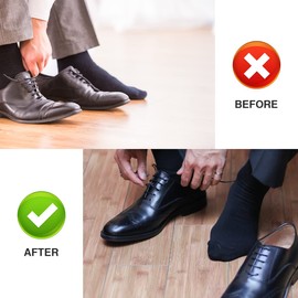 Hormas para Zapatos Hombre 5 Pares, Hormas para Zapato Ajustable,Mantiene Los Zapatos en Perfectas, Para Todos los Zapatos, Zapatillas de Deporte y Zapatos casuales, Negro Tamaño 36-46