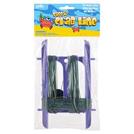 WBL Yello Safety Crab Line 13 meter line with net, No Hooks! Yello crabbing line (Purple)