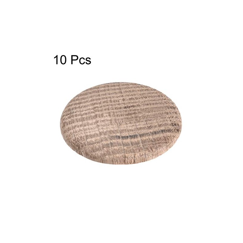 uxcell Wood Button Plugs 1 Inch Oak Hardwood Screw Hole