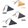 GoodsLand GD-TRICOIN-CA [Genuine Leather] Triangular Leather Coin Purse, Genuine Leather,
