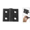 Black Plastic Reinforced Countersunk Hole Bearing Hinge