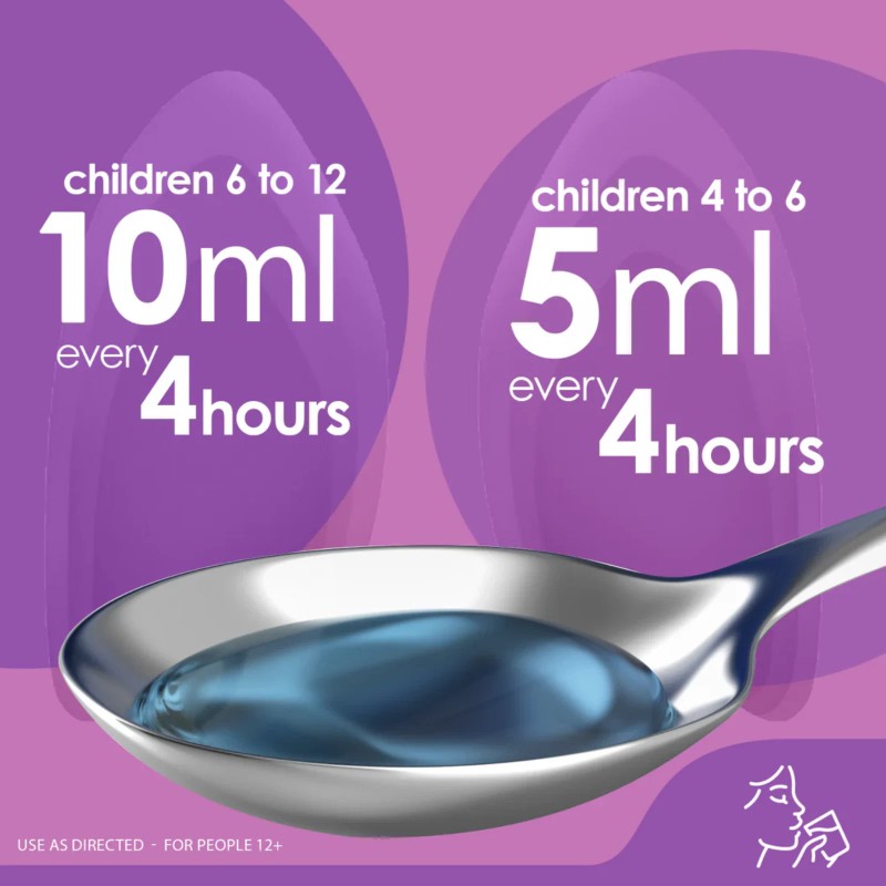 Menper Mucosan Kids Cough & Congestion - Grape Flavor ,