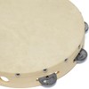 Tiger TAM91-12 Wooden Tambourine with Natural Drumhead - 12 Inches