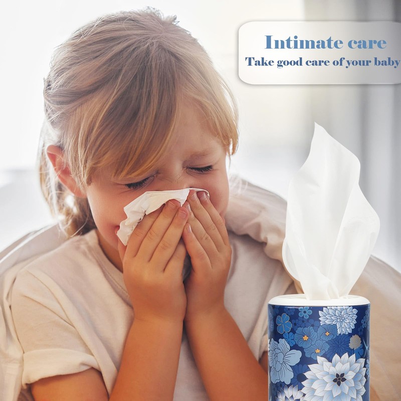 CLOVER Facial Tissues with Cap - 4 PK Car Tissues