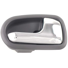 Interior Door Handle Compatible with MAZDA 626 1993-1997 / Protege 1995-2003 Front and Rear Door Handle Right Side and Left Side Set of 4 Inside Chrome + Gray