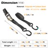 TRIWONDER Ratchet Tie Down Straps Heavy Duty Lashing Straps Cargo
