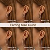 Jewlpire Small Silver Hoop Earrings for Women, Lightweight 925 Sterling