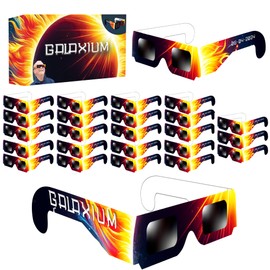 Solar Eclipse Glasses AAS Approved 2024 - [25 Pack] Trusted for Direct Solar Eclipse Viewing - ISO 12312-2 & CE Certified