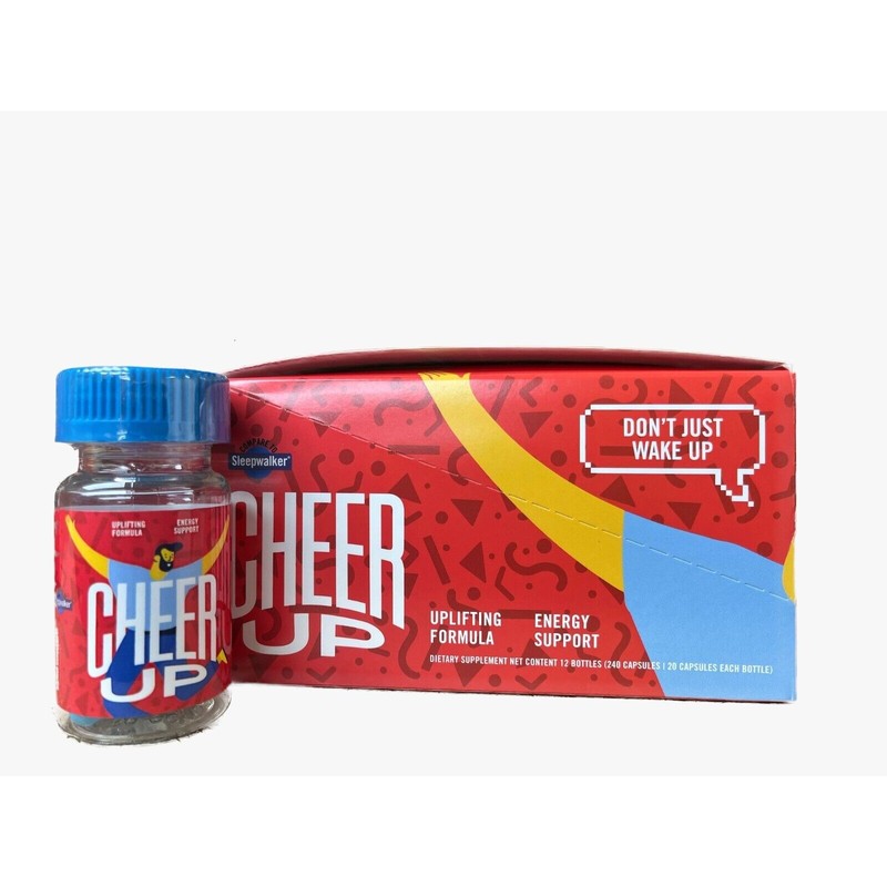 100% Pure CHEER UP Capsules 20 count (3 Bottle Pack)