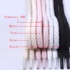 ShinefromCloud 6.5 MM Round Rope Shoe laces For Sneakers Thick