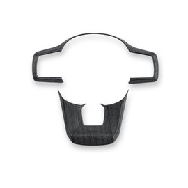 JUIVEEL Steering Wheel Panel Cover Trim Button Frame Cover Molding Sticker Compatible with Kia Carnival KA4 Sorento MQ4 Wood Grain Style ABS Accessories